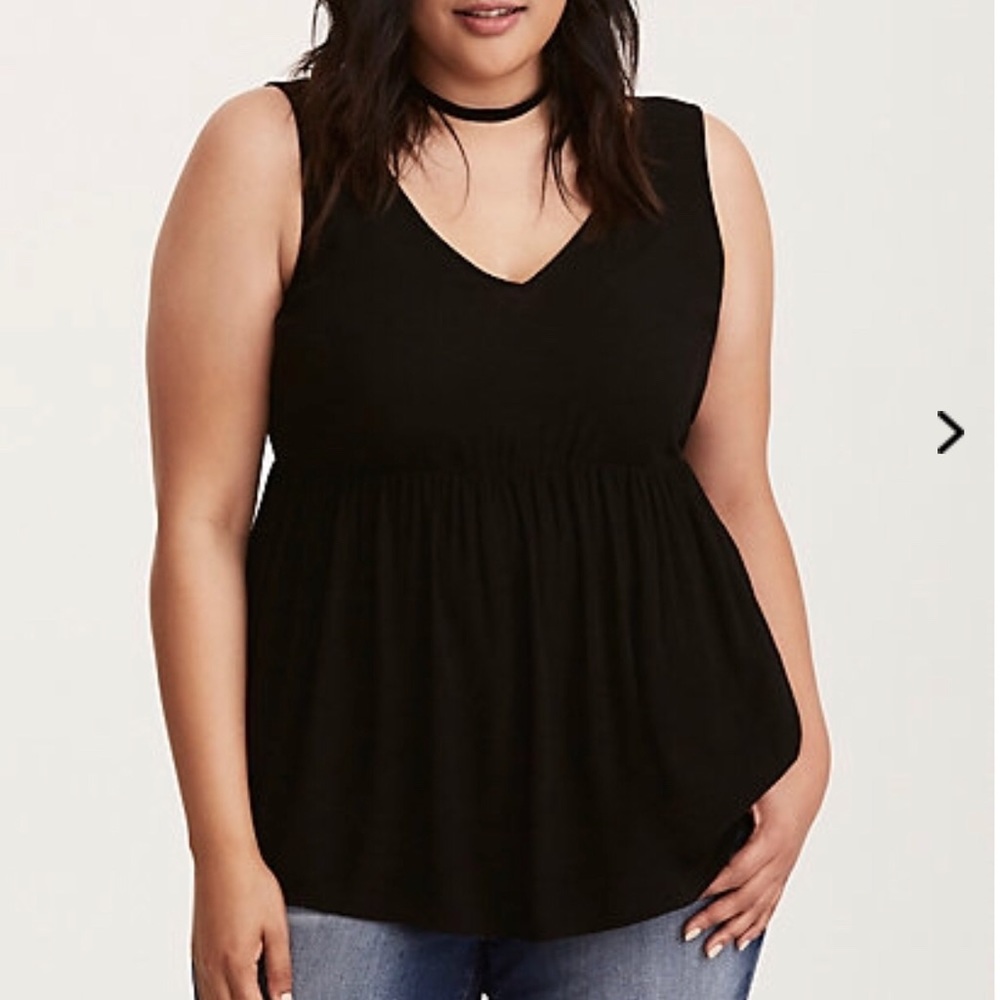 Torrid gauze tank